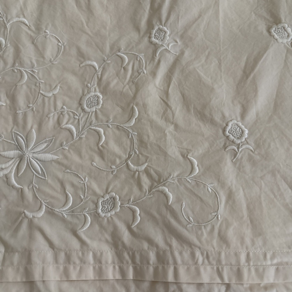Lauren Ralph Lauren SHETLAND MANOR embroidered Std pillow sham case 30 x24 EUC